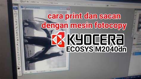 Ya apa boleh buat, sekarang perangkat yang ada hanya fotocopy kyocera ecosys m2535dn. cara print dan scan dengan menggunakan mesin fotocopy ...