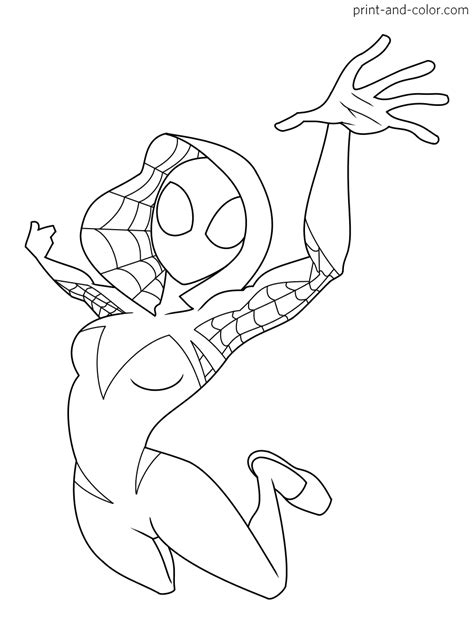 Spider Man Coloring Pages Print And Print And Color