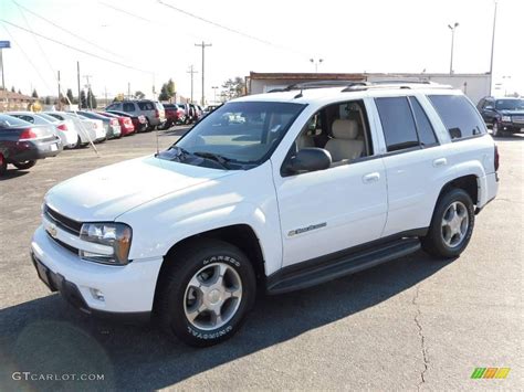 2004 Summit White Chevrolet Trailblazer Lt 23095426 Photo 24