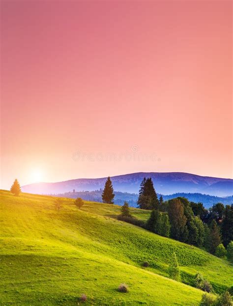 Magical Mountains Landscape Stock Photo Image Of Heaven Rural 90492536