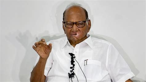Ncp Symbol Not Going Anywhere Sharad Pawar After Ajit Pawar Moves