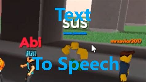 Roblox Text To Speech Youtube