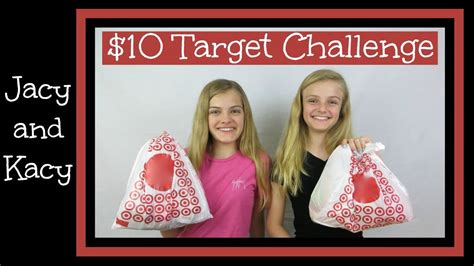 10 Dollar Target Challenge ~ Jacy And Kacy Youtube