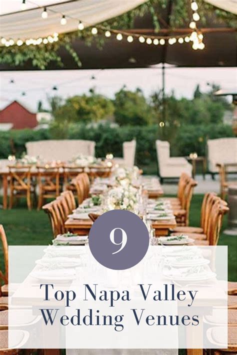The Top Napa Valley Wedding Venues
