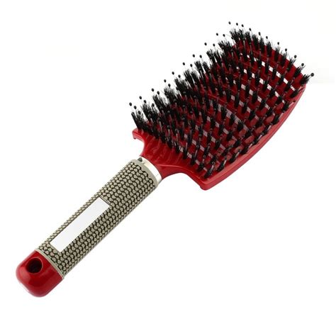 ❤ products used in videobamboo. Women Hair Scalp Massage Comb Bristle & Nylon Hairbrush ...