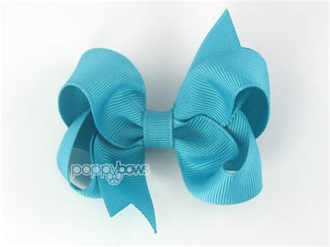 Caribbean Blue Turquoise Hairbow Inch Boutique Hair Bow Etsy