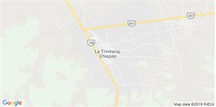 Mapa de La Trinitaria, Chiapas - Mapa de Mexico
