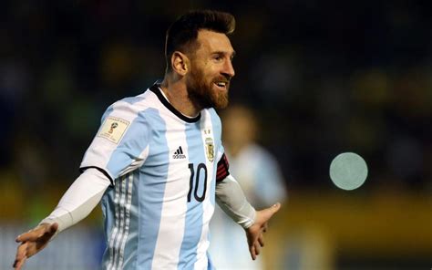 lionel messi scores hat trick as argentina survive scare to reach world cup 2018 finals london