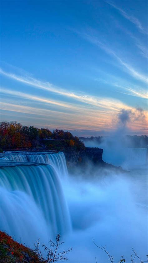 Wallpaper Niagara Falls Waterfall New York Usa 4k
