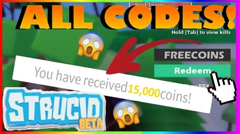 ALL CODES Strucid BETA ALL NEW WORKING CODES ALL NEW CODES IN STRUCID FOR ROBLOX