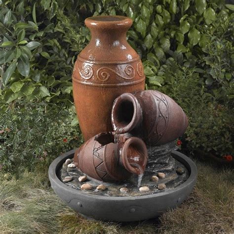 Shop Old Fashioned Clay Pots Water Fountain Free
