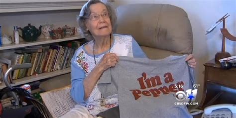 Elizabeth Sullivan 104 Years Old Credits Dr Pepper For Her Longevity