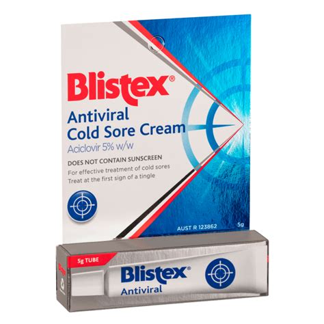 Blistex Cold Sore Cream 5g Chemistworks Pharmacy