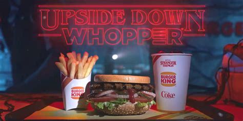 Burger King is releasing an upside-down 'Stranger Things' Whopper