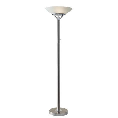 Find lighting you love at hayneedle, where you can buy online while you explore our room designs and curated looks for tips, ideas & inspiration to help you along the way. Adesso Expo 71 in. Silver Floor Lamp-5023-22 - The Home Depot