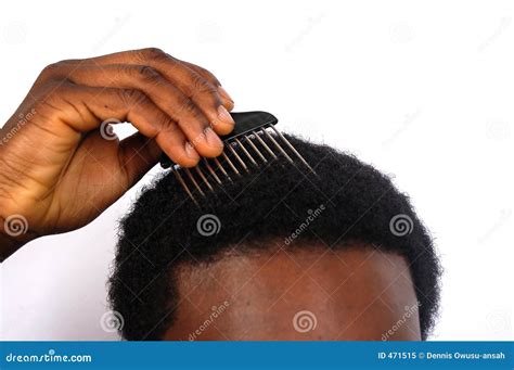 Comb The Afro Royalty Free Stock Photography 471515