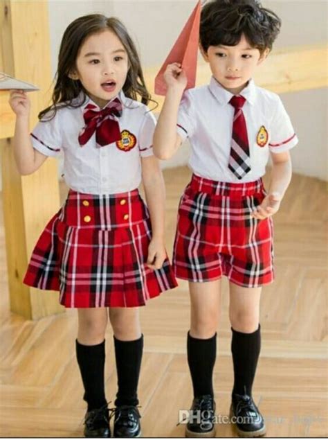 Polyester Red Kids School Uniform At Rs 325set In Faridabad Id