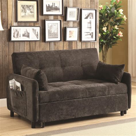 Quickly find the best offers for used futon sofa bed on newsnow classifieds. Coaster Futons 551075 Dark Brown Sofa Bed | Del Sol Furniture | Futons