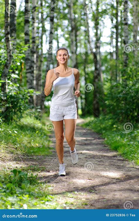 Young Smiling Jogger Stock Photo Image Of Happy Beauty 23752836