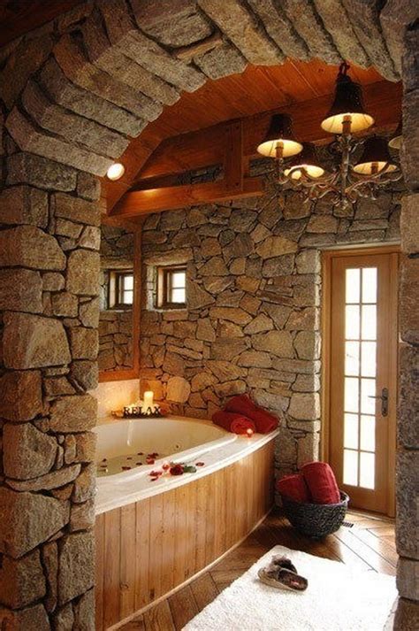 Other than cream color tone tiles you can go for reds, blues, and gold colors. Amazing Stone Bathroom Design Ideas | Inspiration and ...