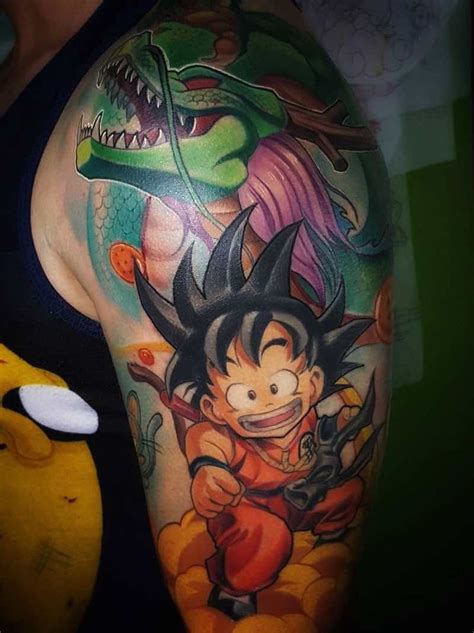It is basically yellow cloud which only the pure of heart were able to fly on. The Very Best Dragon Ball Z Tattoos | New Ink ideas ...