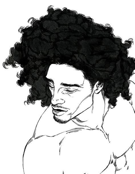 Afro Drawing By Micael Lopes