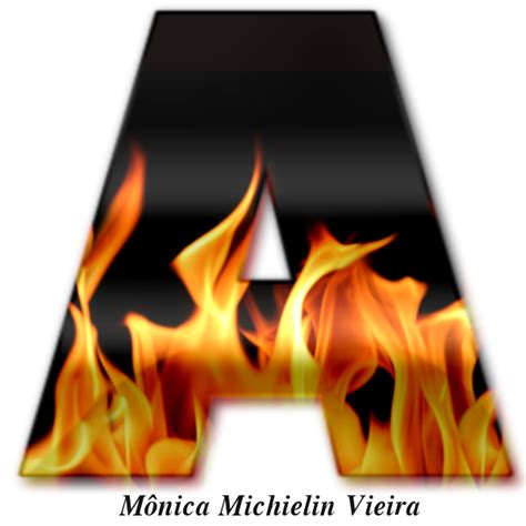 Alphabets By Monica Michielin Alfabeto Labareda De Fogo Png Fire