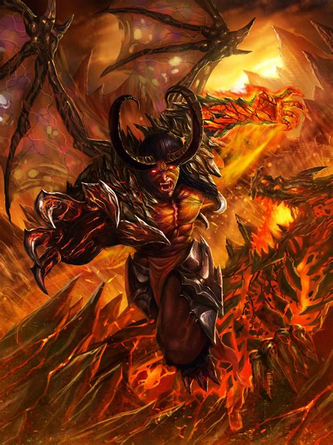 Dragon Demon Advance By Deadmanawake On Deviantart Fantasy Demon