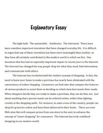 Explanatory Essay 20 Examples How To Write Tips Pdf