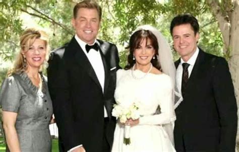 Marie Osmond S Second Wedding To Steven Craig With Donny And His Wife Debbie On Either Side Of