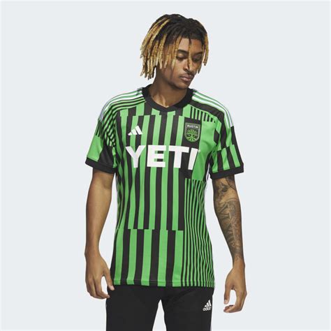 Adidas Austin Fc 2324 Home Authentic Jersey Green Mens Soccer