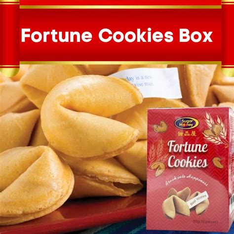 Fortune Cookies T Box Chinese New Year Cookies Snack Affair