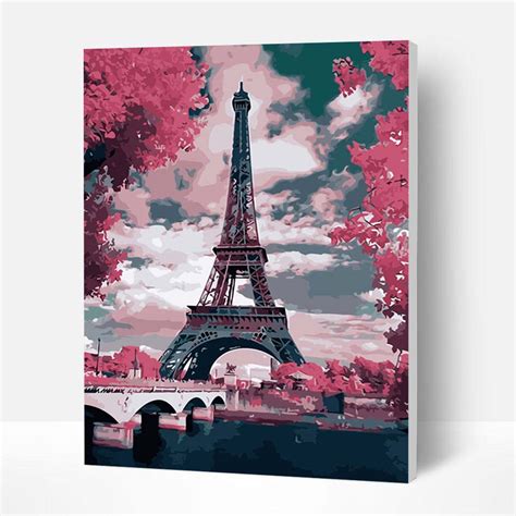 Paint By Numbers Kit Eiffel Tower Deco26