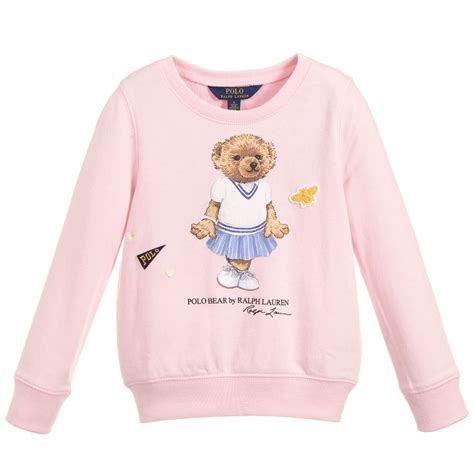 Brand Girls Pink Cotton Sweatshirt At Cotton