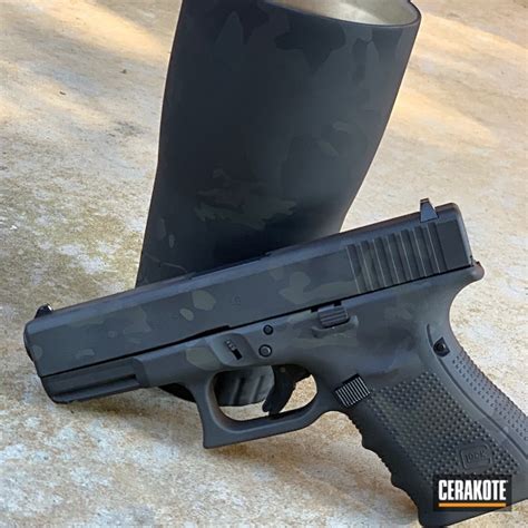 Glock 23 Cerakoted Using Graphite Black Cerakote