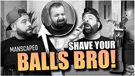 BEST WAY TO SHAVE YOUR BALLS BRO MANSCAPED COM YouTube