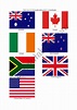 Flags of English Speaking Countries - ESL worksheet by jnt9000