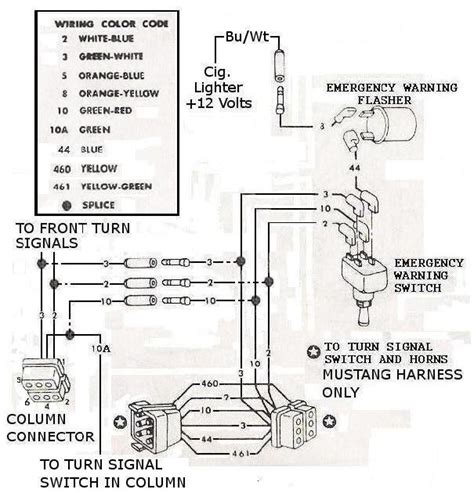 67 Mustang Turn Signal Wiring Diagram