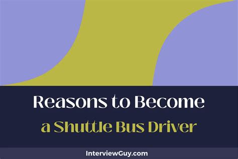25 Reasons to Become a Shuttle Bus Driver (Be a Road Master!)