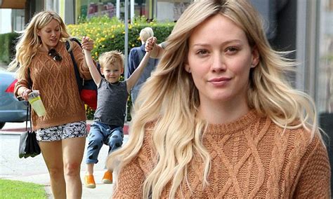 Doting Mother Hilary Duff Swings Son Luca In The Air As She Enjoys Low