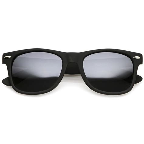 rubberized frame mirror polarized lens square horn rimmed sunglasses 55mm horn rimmed