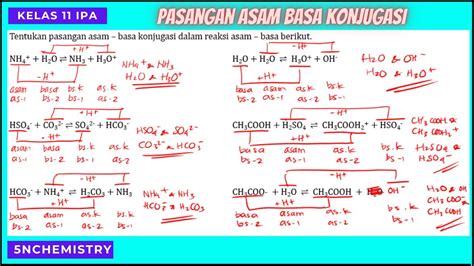 LENGKAP Cara Mudah Menentukan Pasangan Asam Basa Konjugasi