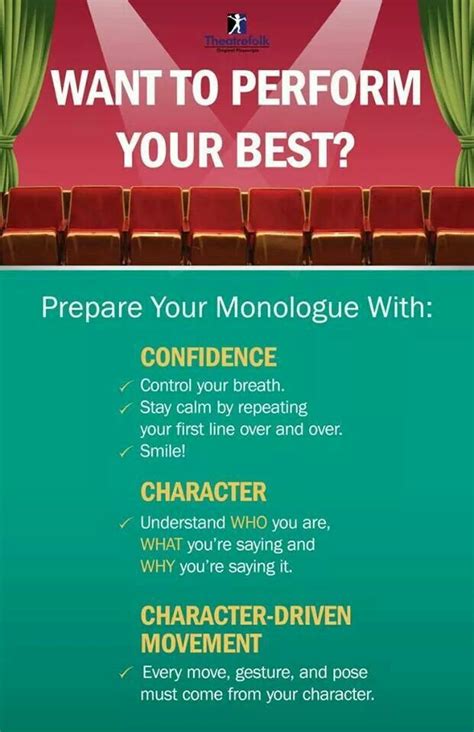 Monologue Tips Monologues Acting Lessons Acting Tips