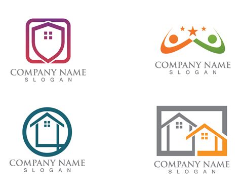 Simple House Home Real Estate Logo Icons 603853 Download