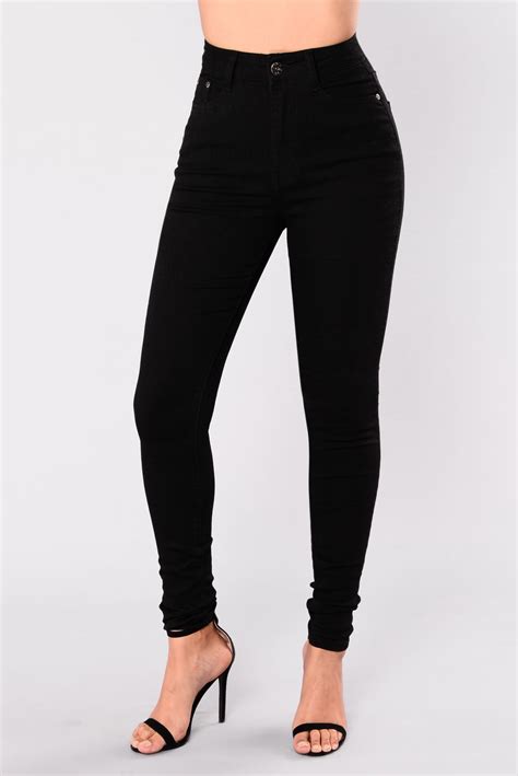 Scottsdale High Waist Skinny Jeans Black