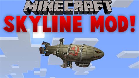 Minecraft Mods | Skyline Take The Helm! (Build And Fly ...