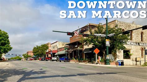 Downtown San Marcos Walking Around San Marcos Texas Youtube