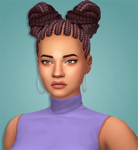 Sims 4 Cc Ethnic Hair Sims 4 Cc Ethnic Hair Braids Retbrown