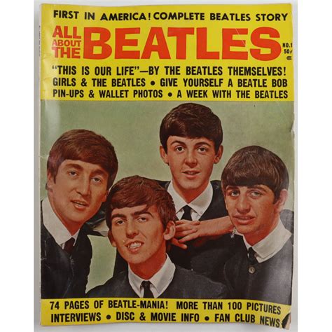 Vintage 1964 First Issue The Beatles Magazine See Description