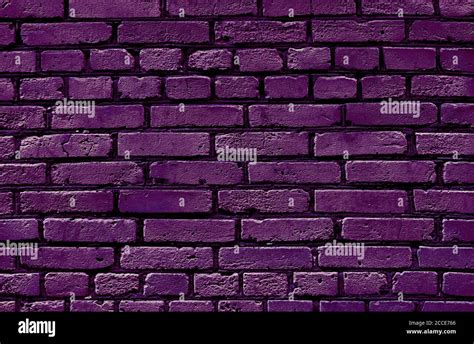 Purple Brick Wall Texture Background Stock Photo Alamy